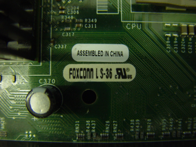 Foxconn Dell Motherboard LS-36 w/ 2.66GHz CPU 512MB RAM